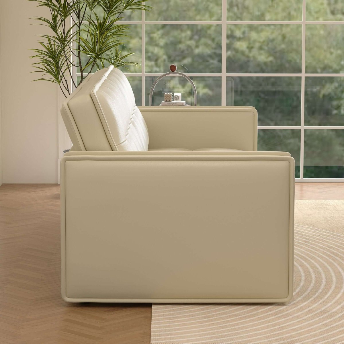 Sofa C21 - FK - M001 Modern Solid Larch Frame 95.2" - FamiDear