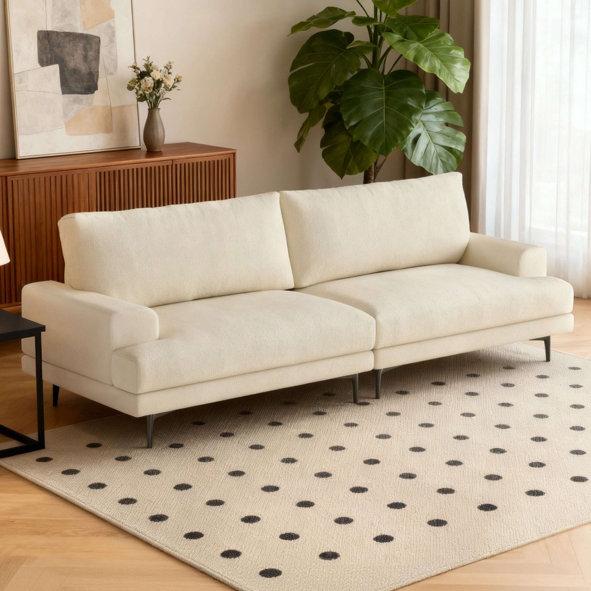 Sofa C22 - FK - M001 Modern Down+Latex Filled Cushion 78" - FamiDear
