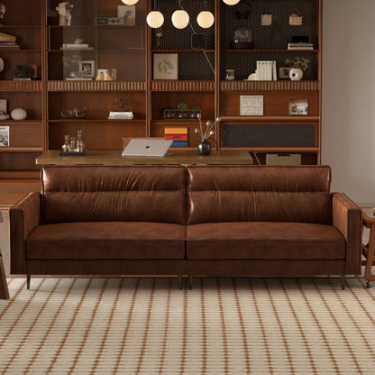 Sofa C24 - FK - M001 Mid - Century Modern Solid Larch Frame 86.61" - FamiDear