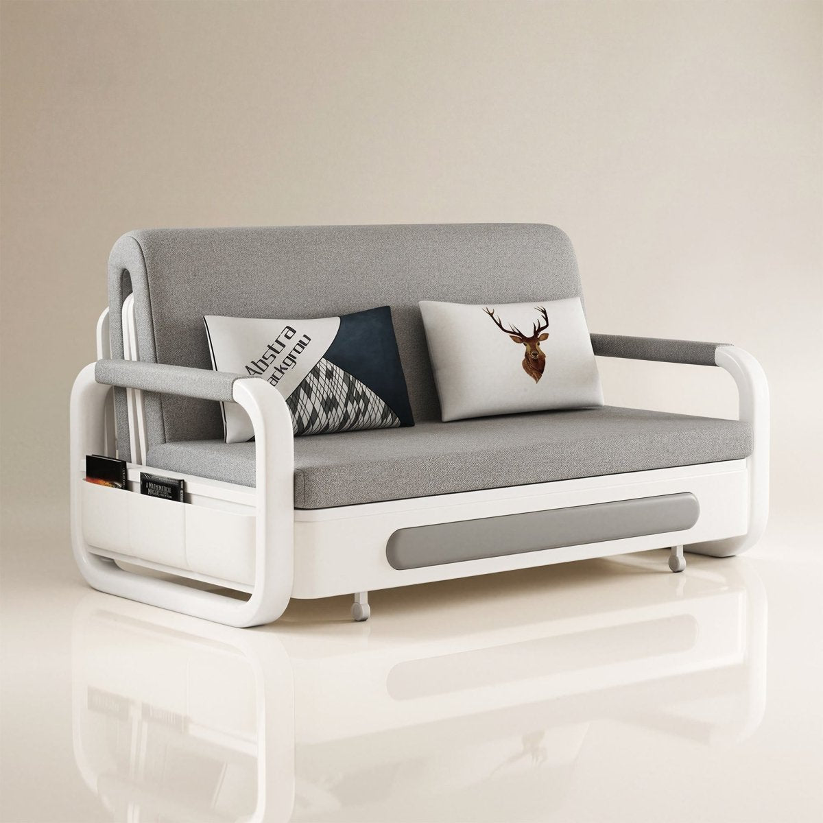 Sofa C25 - FK - N001 Modern Fold - Out Sofa Bed Durable Fabrics 57.4" - FamiDear