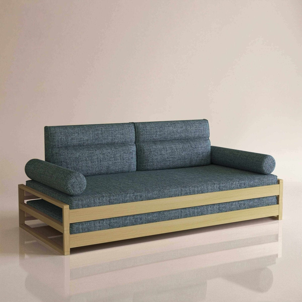Sofa C26 - FK - M001 Modern Sofa Bed Split Seat Cover 75.98" - FamiDear