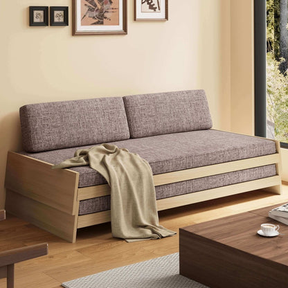 Sofa C27 - FK - M001 Modern Sofa Bed Split Seat Cover 75.98" - FamiDear