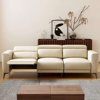 Sofa C28 - FK - N001 Power Recliner Solid Larch Frame 112.5" - FamiDear