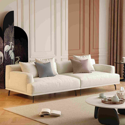 Sofa C30 - FK - M001 Modern Premium Durable Fabrics Solid Larch Frame 110.2" - FamiDear