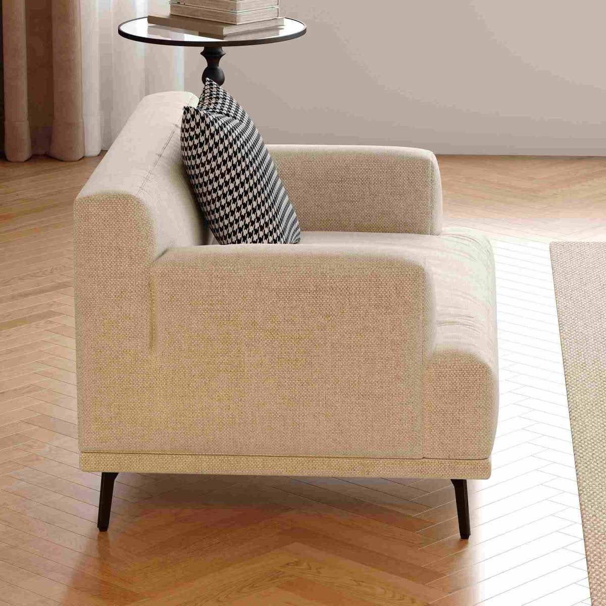 Sofa C30 - FK - M001 Modern Premium Durable Fabrics Solid Larch Frame 110.2" - FamiDear