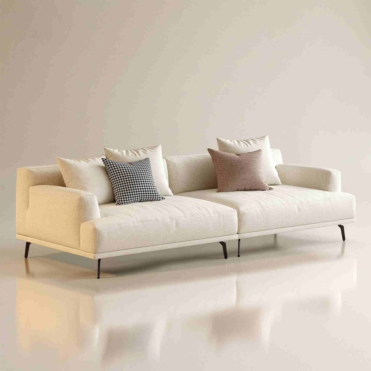 Sofa C30 - FK - M001 Modern Premium Durable Fabrics Solid Larch Frame 110.2" - FamiDear