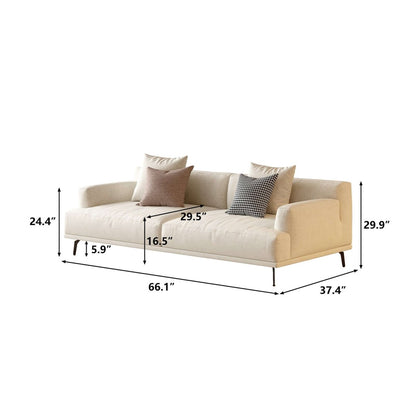 Sofa C30 - FK - M001 Modern Premium Durable Fabrics Solid Larch Frame 110.2" - FamiDear