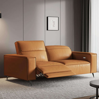 Sofa C31 - FK - N001 Modern Power Recliner Solid Larch Frame 76.77" - FamiDear