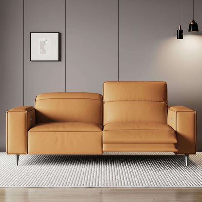 Sofa C31 - FK - N001 Modern Power Recliner Solid Larch Frame 76.77" - FamiDear