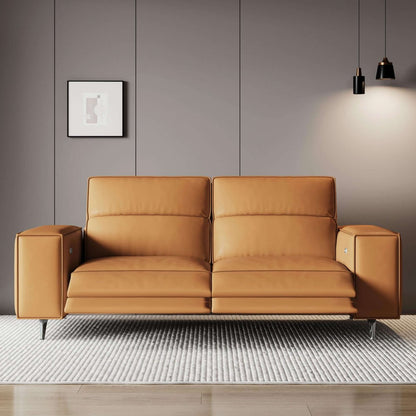 Sofa C31 - FK - N001 Modern Power Recliner Solid Larch Frame 76.77" - FamiDear