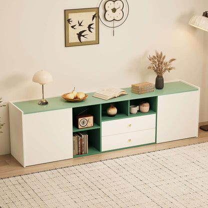 TV Stand T03 - FK - M001 Modern Cable Management Flexible Storage 78.74" - FamiDear