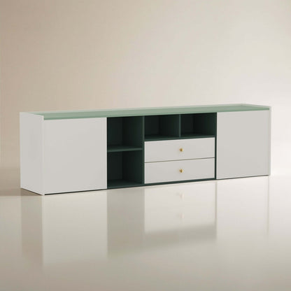 TV Stand T03 - FK - M001 Modern Cable Management Flexible Storage 78.74" - FamiDear