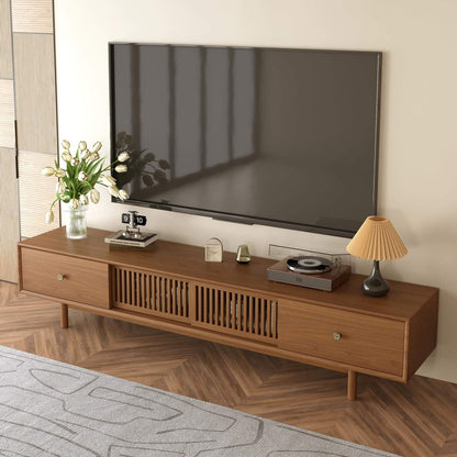 TV Stand T10 - FK - M001 Mid - Century Modern Spacious Storage 78.7" - FamiDear