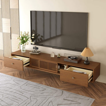 TV Stand T11 - FK - M001 Mid - Century Modern Floating TV Cabinet 78.7" - FamiDear