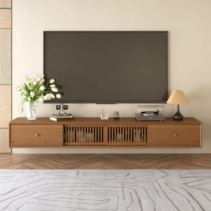 TV Stand T11 - FK - M001 Mid - Century Modern Floating TV Cabinet 78.7" - FamiDear