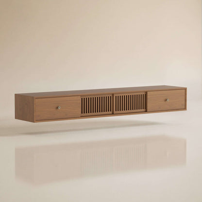 TV Stand T11 - FK - M001 Mid - Century Modern Floating TV Cabinet 78.7" - FamiDear